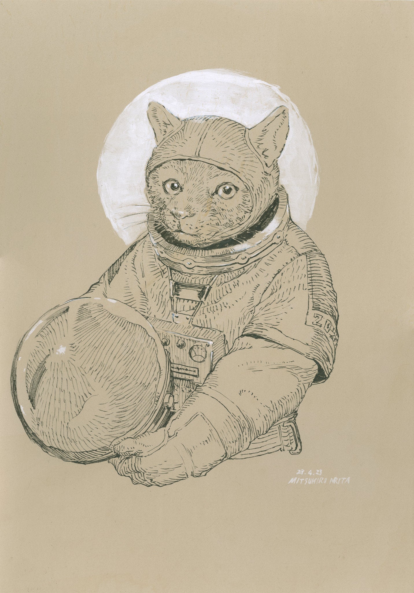 Cat Astronaut: Drawn at SGS