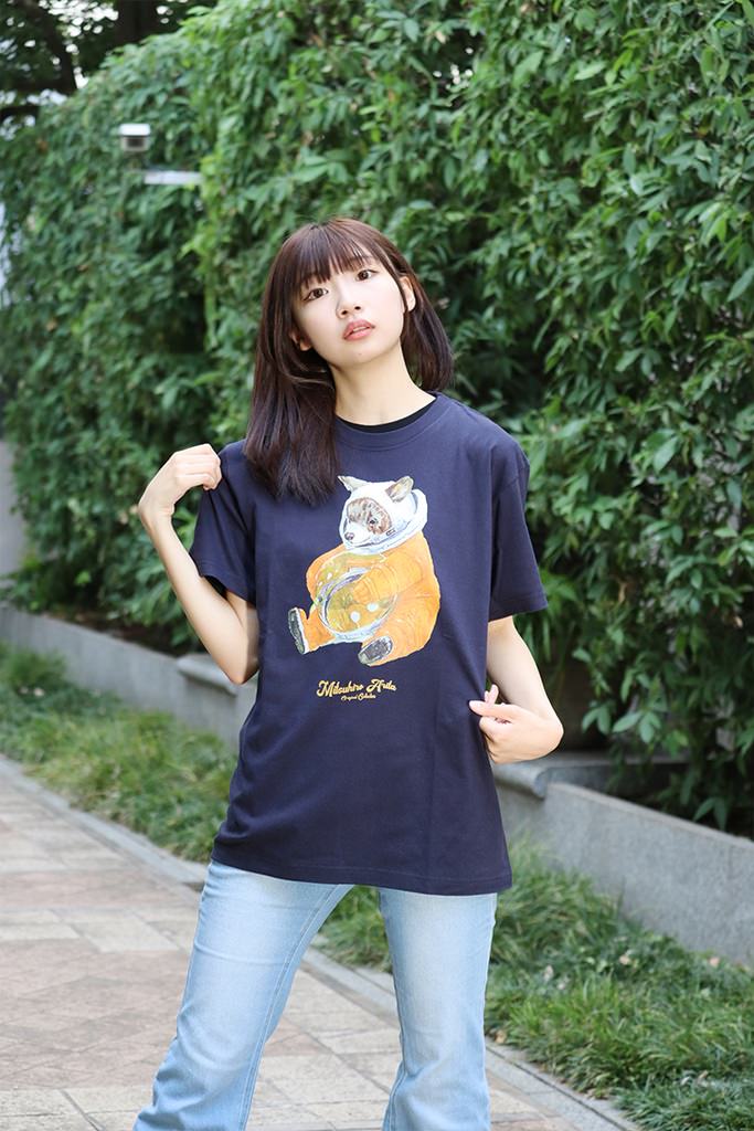 Space Bear Cub T-shirt (Navy)