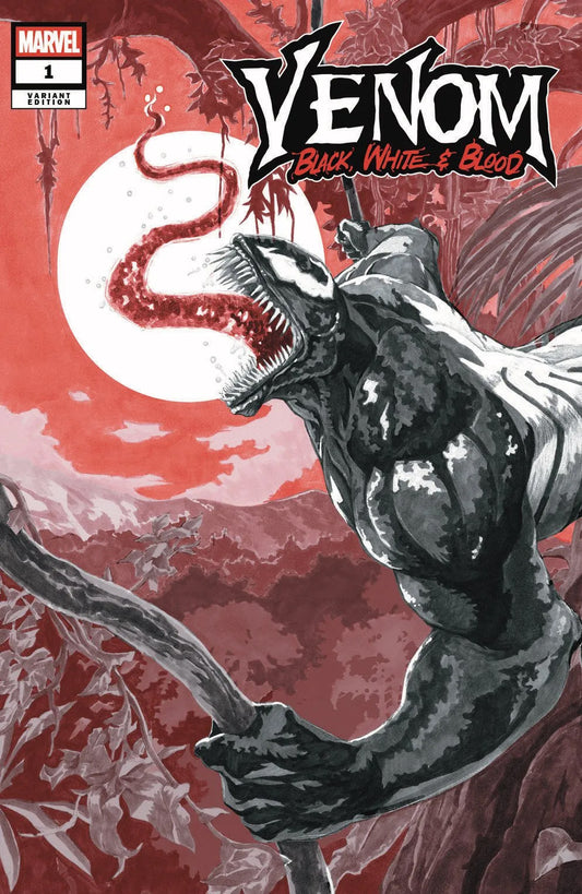 Venom: Black, White & Blood #1 Aloha Variant Cover (Signed+Remarked) by Mitsuhiro Arita