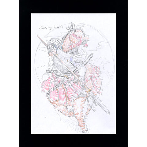 Cavalry Horse Sketch